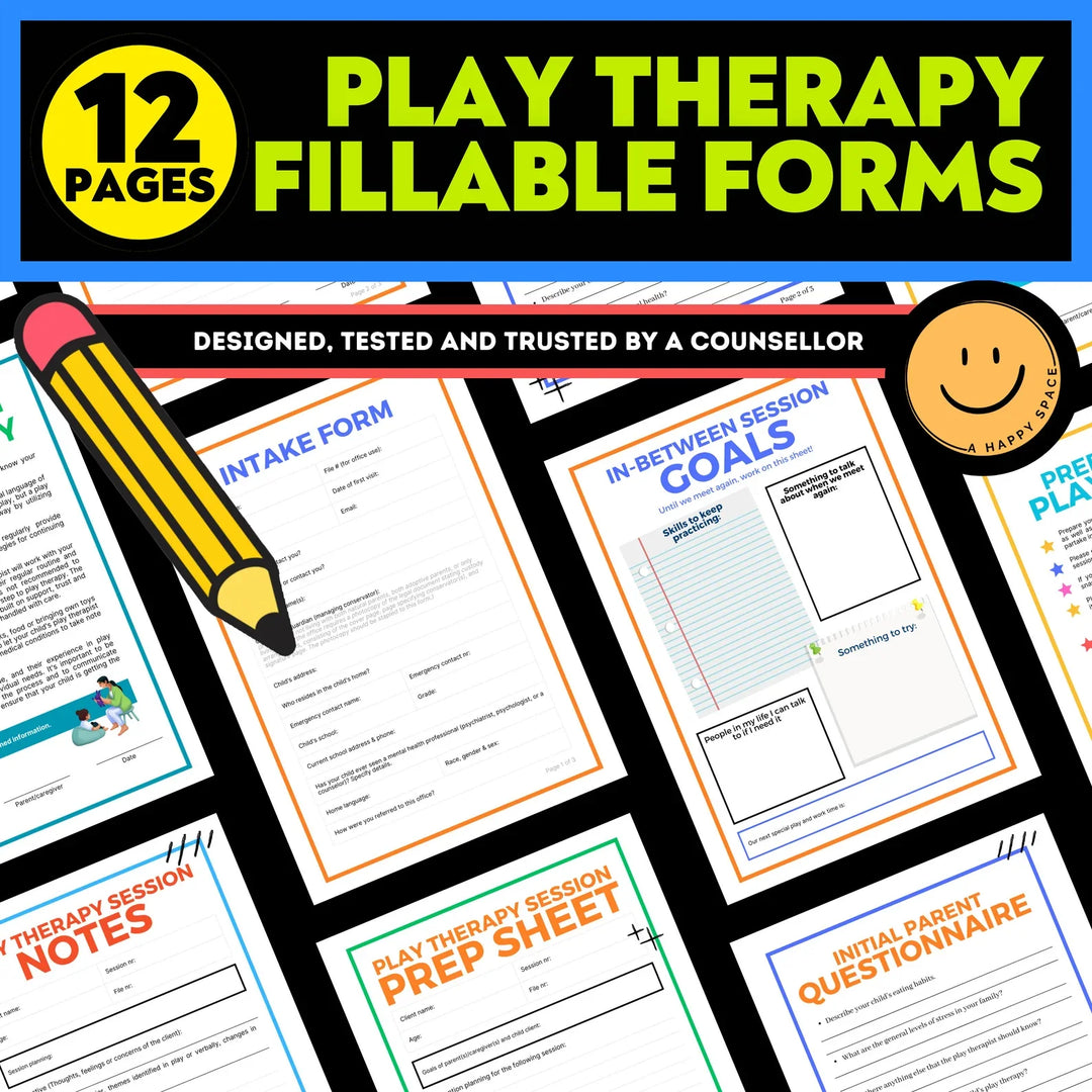 Play Therapy Bundle: Child Counselor Resources - Gestalt, SEL, Play-Based Techniques, Worksheets, Cheat Sheets, EQ, + 8 Books.