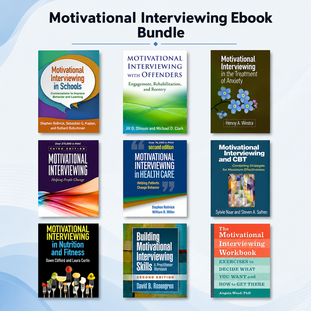 Motivational Interviewing E-book Bundle (12 Ebooks)