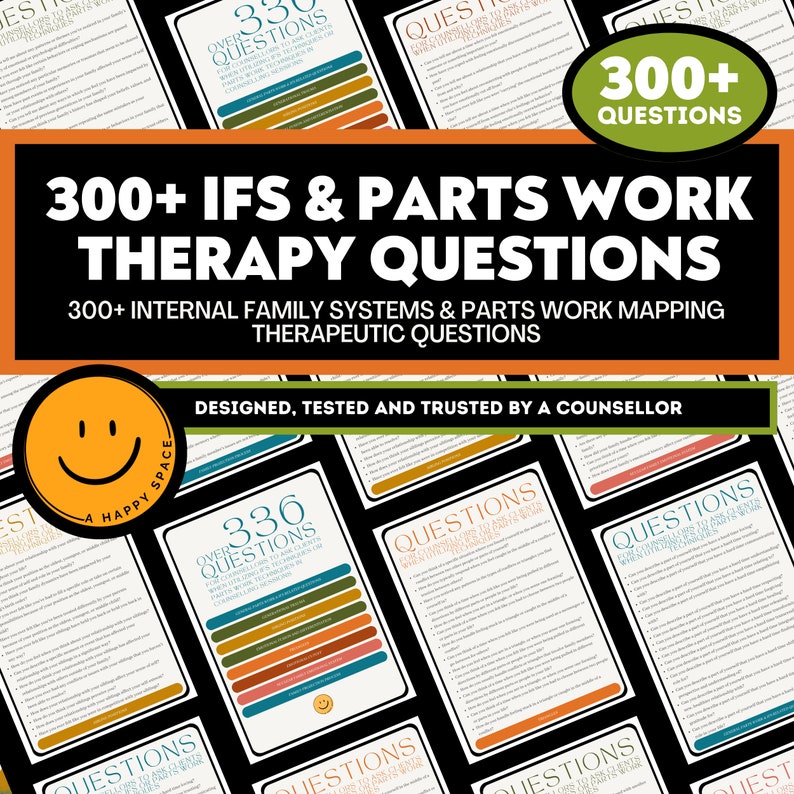 IFS Resource Bundle Parts Work Worksheets Internal Family Systems Cheat Sheets Self-Therapy Cards Handouts for Therapists Office Forms Cards