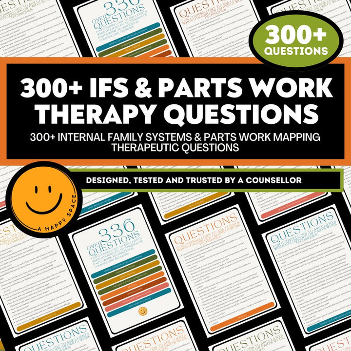 IFS Resource Bundle Parts Work Worksheets Internal Family Systems Cheat Sheets Self-Therapy Cards Handouts for Therapists Office Forms Cards