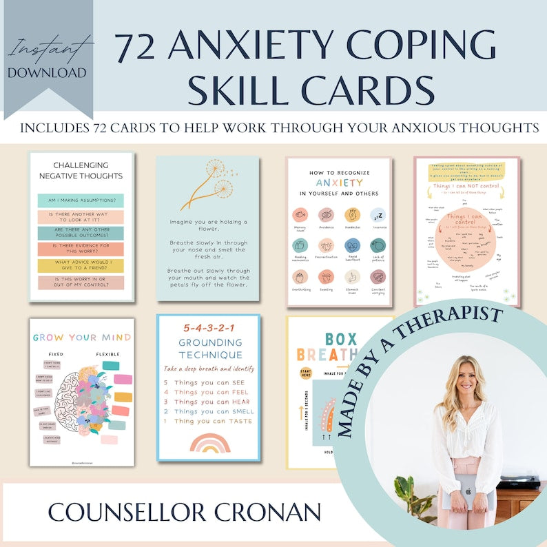 Kids skills in life essential bundle, 50% off, over 240 products. Therapy worksheets, calming corner, coping skills, anxiety, CBT worries